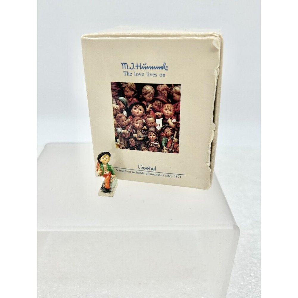 Goebel Hummel Miniature First Edition Merry Wanderer 254-P with Box
